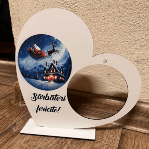 Suport decorativ de Crăciun pendtru glob