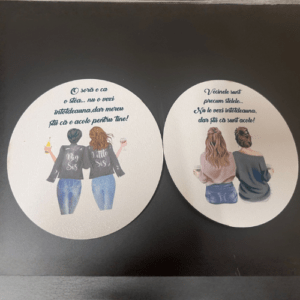 Blank mărțișor din MDF – suport decorativ in forma de cerc pentru licheni sau floricele