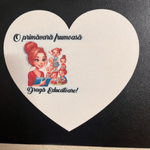 Blank mărțișor din MDF – suport decorativ in forma de inima pentru licheni sau floricele