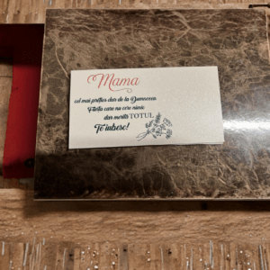 Blank mărțișor din MDF – suport decorativ in forma de dreptunghi pentru licheni sau floricele