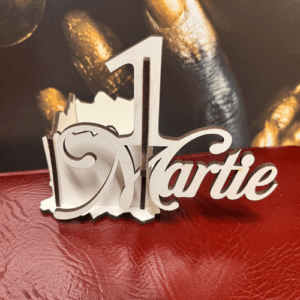 Cutiuță din MDF pentru 1 trandafir – cutiuță mărțișor personalizabilă