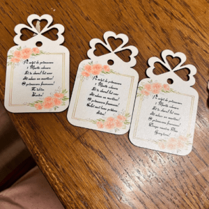 Blank mărțișor din MDF – suport decorativ pentru licheni sau floricele