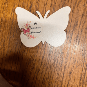 Blank mărțișor din MDF – suport decorativ pentru licheni sau floricele